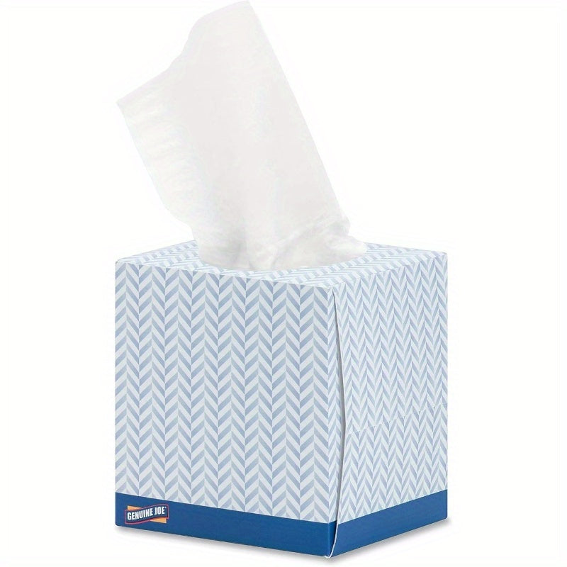 Tissue Cube Box, 7.9x 7.5 2 - Ply, 85 SheetsBox, 36 Count, Square Tissue Box Cover, Bathroom Essentials, Office Supplies, Minimalist Decor, Compact Storage, Durable Construction, Sturdy Build, Paper Towels Dispenser, Household Essentials, Home Users